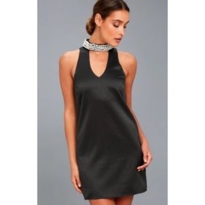 Hugs & Kisses Black Pearl Dress